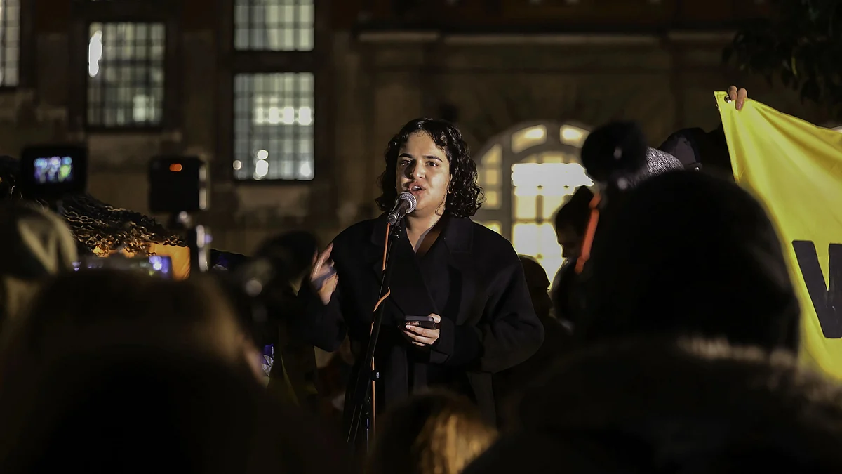 Indian-origin British MP Nadia Whittome and 21 others demand a pause in UK-India FTA negotiations due to ongoing ethnic violence in Manipur. (Photo: Hesther Ng/SOPA Images/LightRocket via Getty Images)