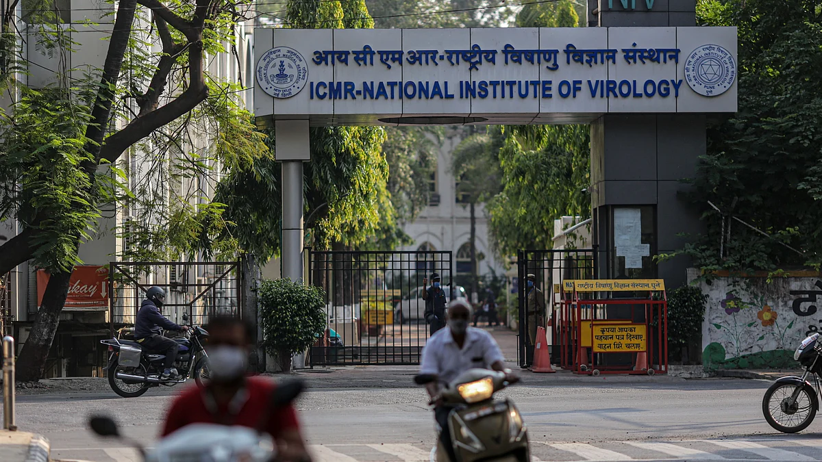 Representative image of ICMR-NIV (photographer: Dhiraj Singh/Bloomberg via Getty Images)