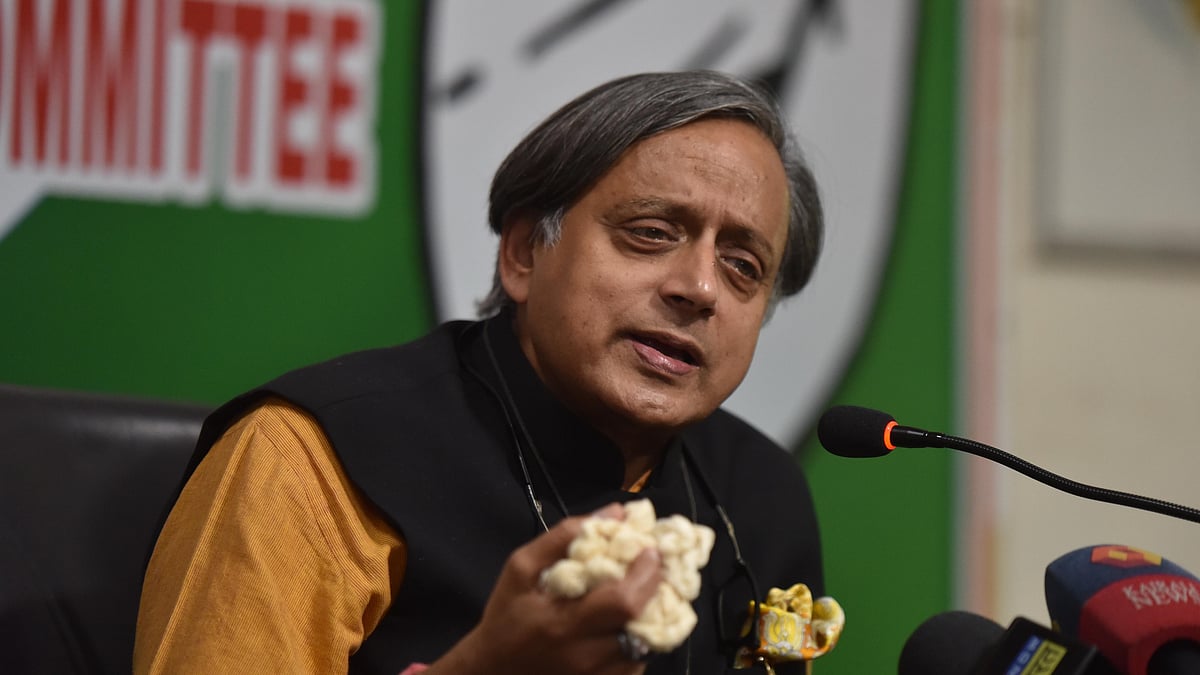 Congress leader Shashi Tharoor, who has said no other democracy in the world would snub its parliamentary colleagues on a global stage by not inviting Opposition MPs to G20 events the nation hosted (photo: Sonu Mehta/Hindustan Times via Getty Images)