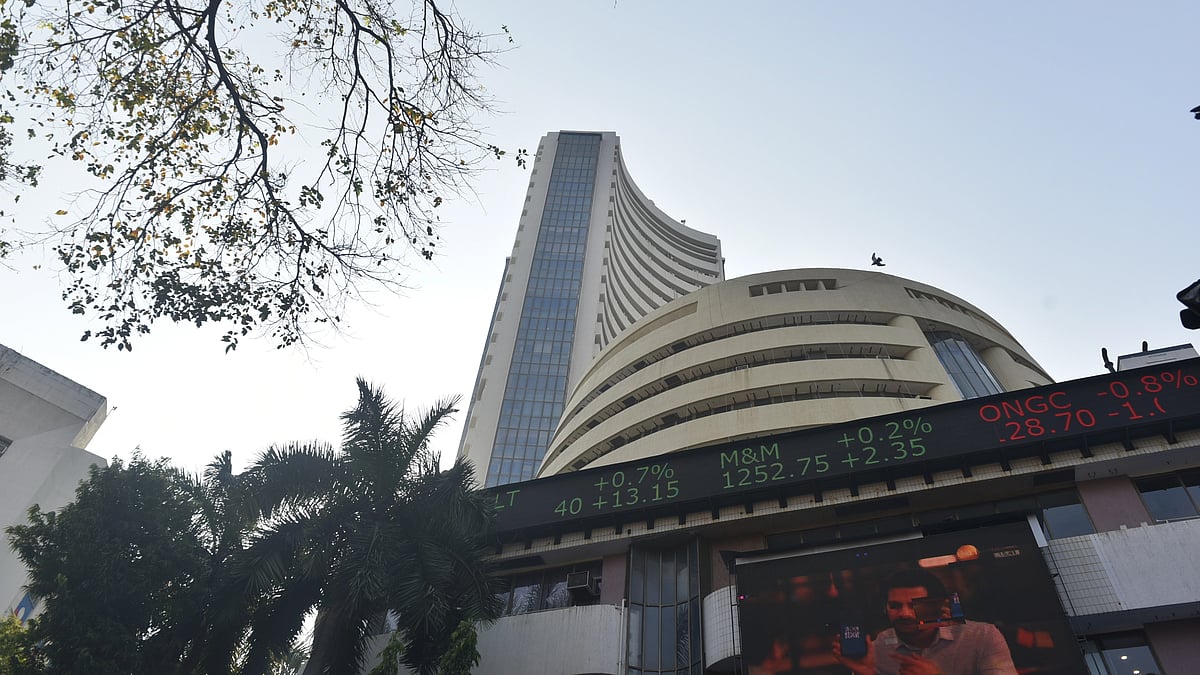 File photo of the Bombay Stock Exchange building in Mumbai (Photo by Indranil Aditya/NurPhoto via Getty Images)