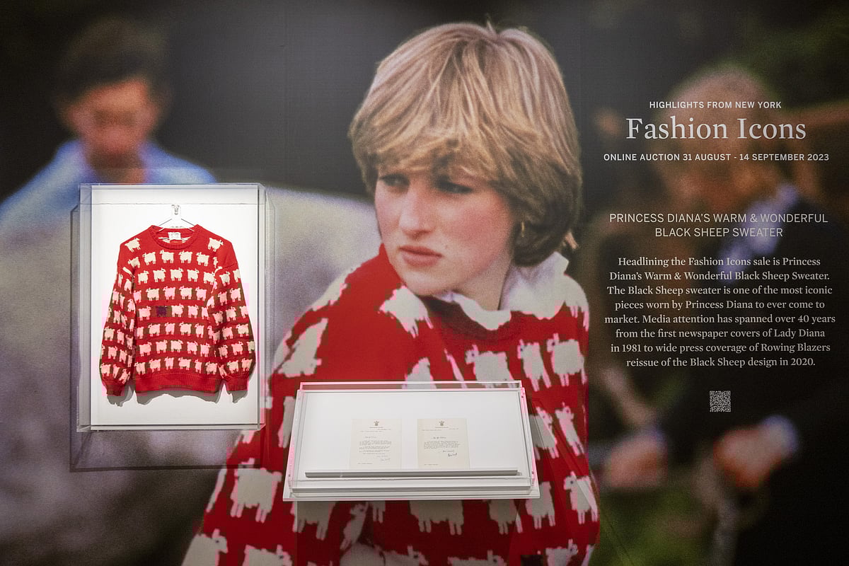 The sweater commanded a higher price than many other objects tied to the 'People's Princess' that were sold at auctions in recent years (photo: Getty Images)