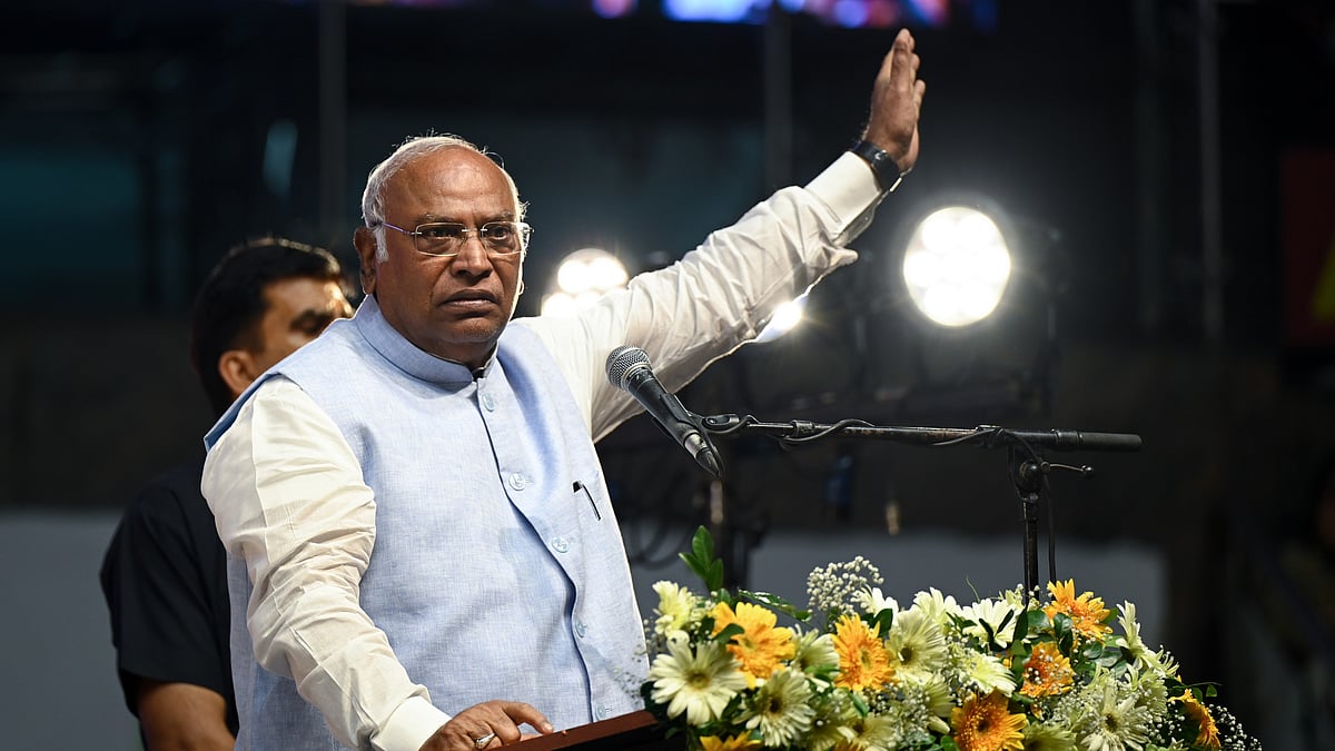 "As election approaches ED, CBI and IT become the main 'Panna pramukh' for the BJP. In view of its definite defeat in Rajasthan, the BJP made its last bet" said Congress president Mallikarjun Kharge (Photo: Getty Images)