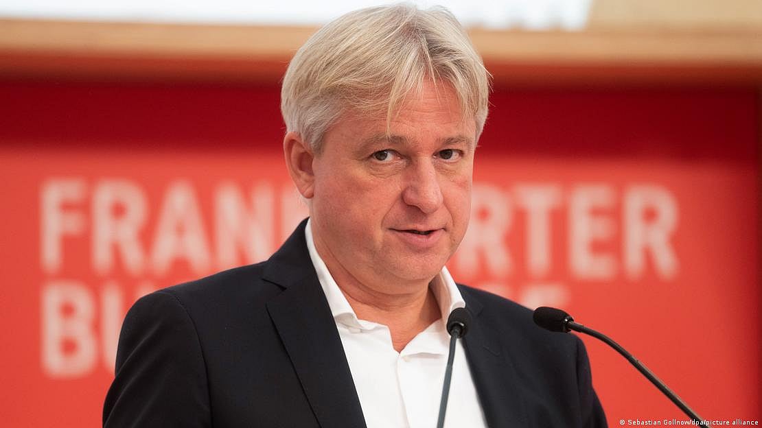 Juergen Boos, director of the Frankfurt Book Fair, is 'disappointed' by the withdrawals (Photo: DW)