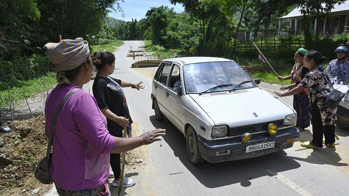 The situation in Churachandpur remained tense as residents prepared for indefinite shutdown in response to the arrests (photo: Getty Images)