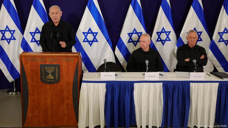 Israeli prime minister Benjamin Netayahu reiterated his call for Palestinians to urgently leave the northern Gaza Strip (photo: DW)
