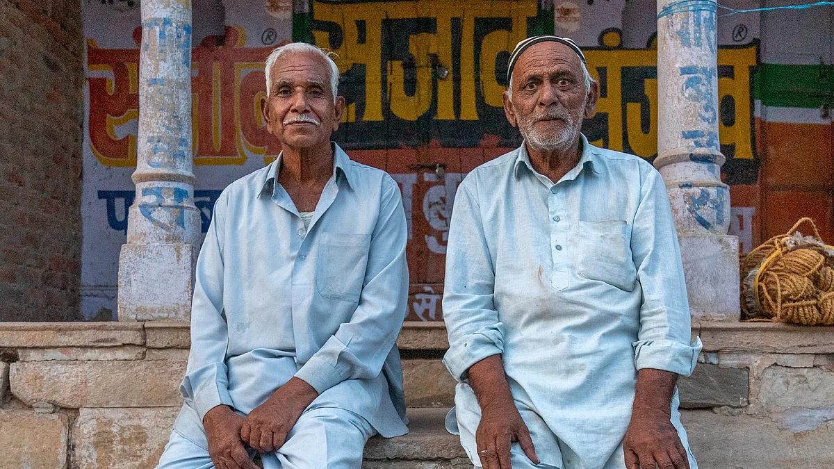 Representative image of senior citizens in India (Photo by Eric Lafforgue/Art in All of Us/Corbis via Getty Images)