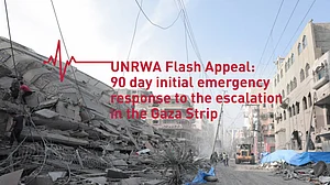 UNRWA is appealing for donations to save lives at the Gaza strip (photo: UNRWA Website)