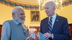 PM Narendra Modi and US President Joe Biden (photo: IANS)