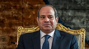 Egypt's President Sisi has rejected Gaza refugees since the start of the latest conflict and blamed Israel for blocking aid (photo: DW)