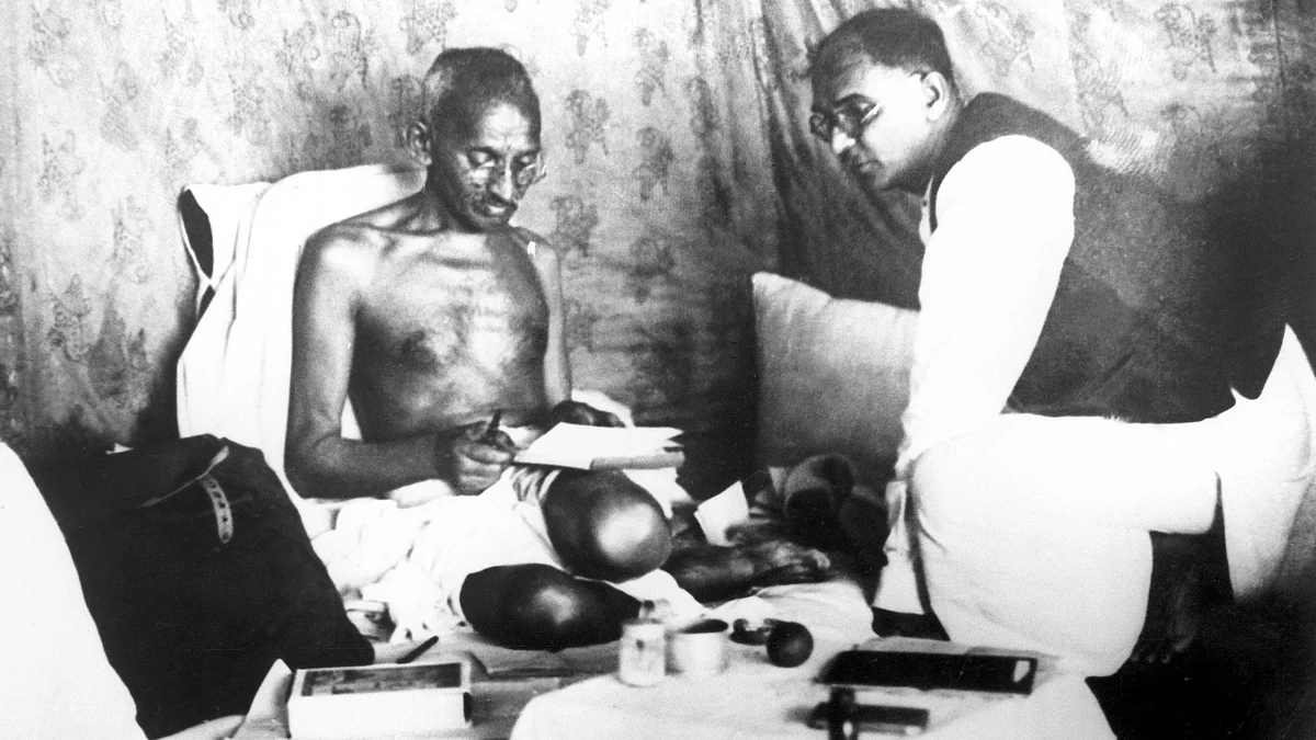 Moist with new rain: A tribute to the Mahatma