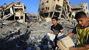 Israel's actions in Gaza under scrutiny as the ICC investigates alleged crimes.
(photo: IANS)
