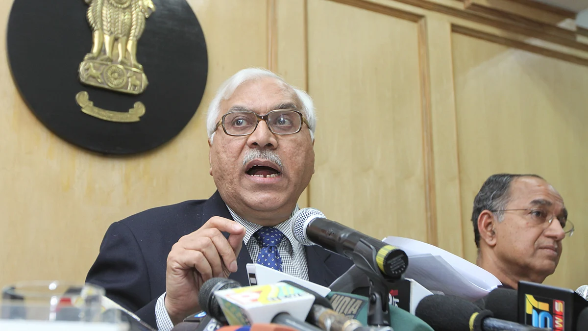 Former chief election commissioner S Y Quraishi (Photo by Sonu Mehta/Hindustan Times via Getty Images)