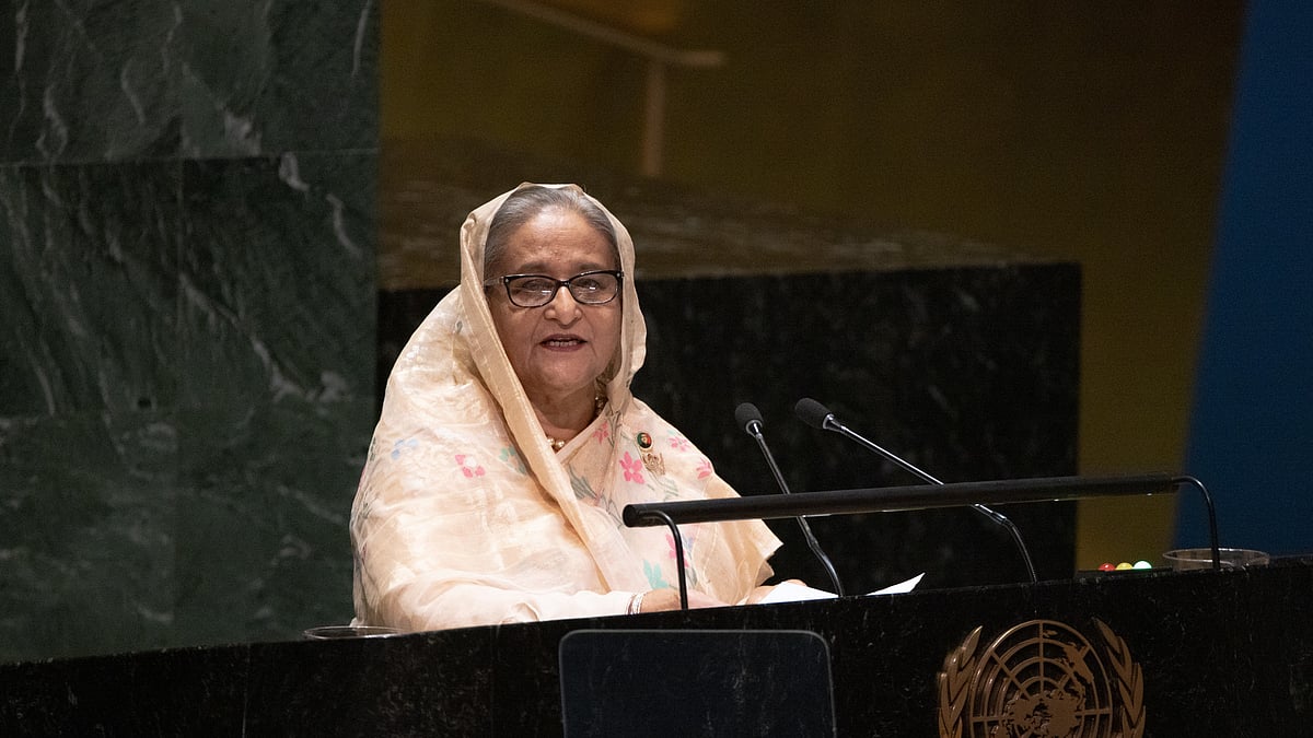 Bangladesh PM Sheikh Hasina, who has refused dialogue with the opposition amid rising violence and turmoil (photo: Jeenah Moon/Bloomberg via Getty Images)