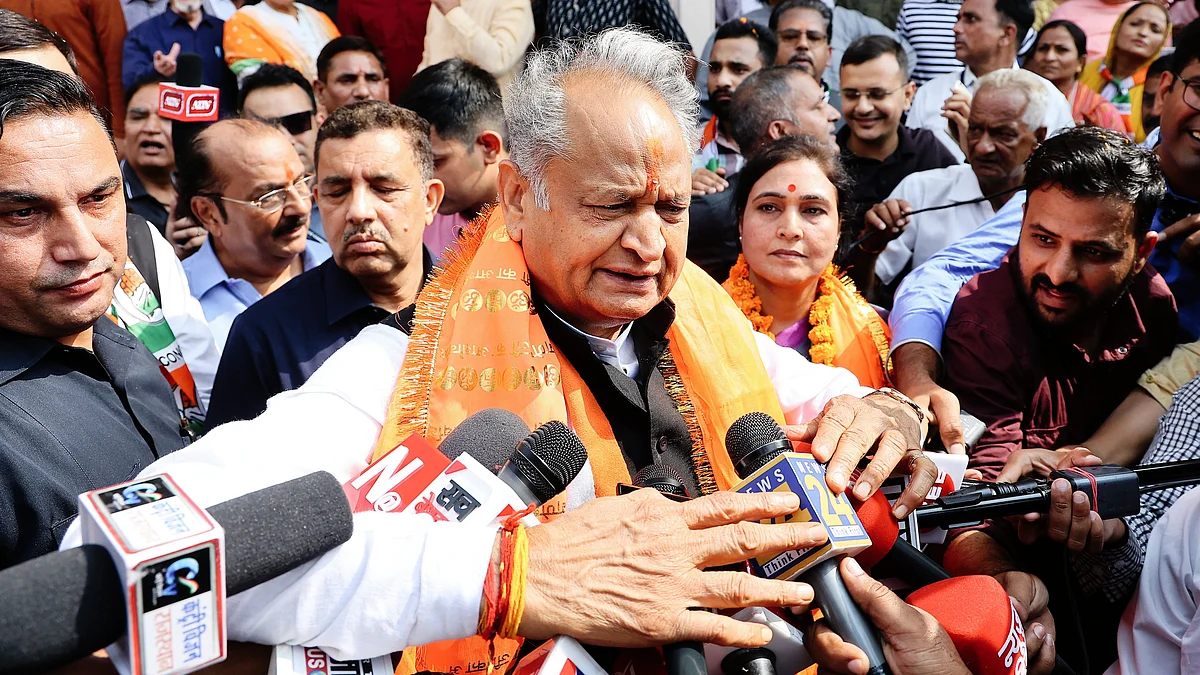 Former Rajasthan chief minister Ashok Gehlot (photo: Getty Images)