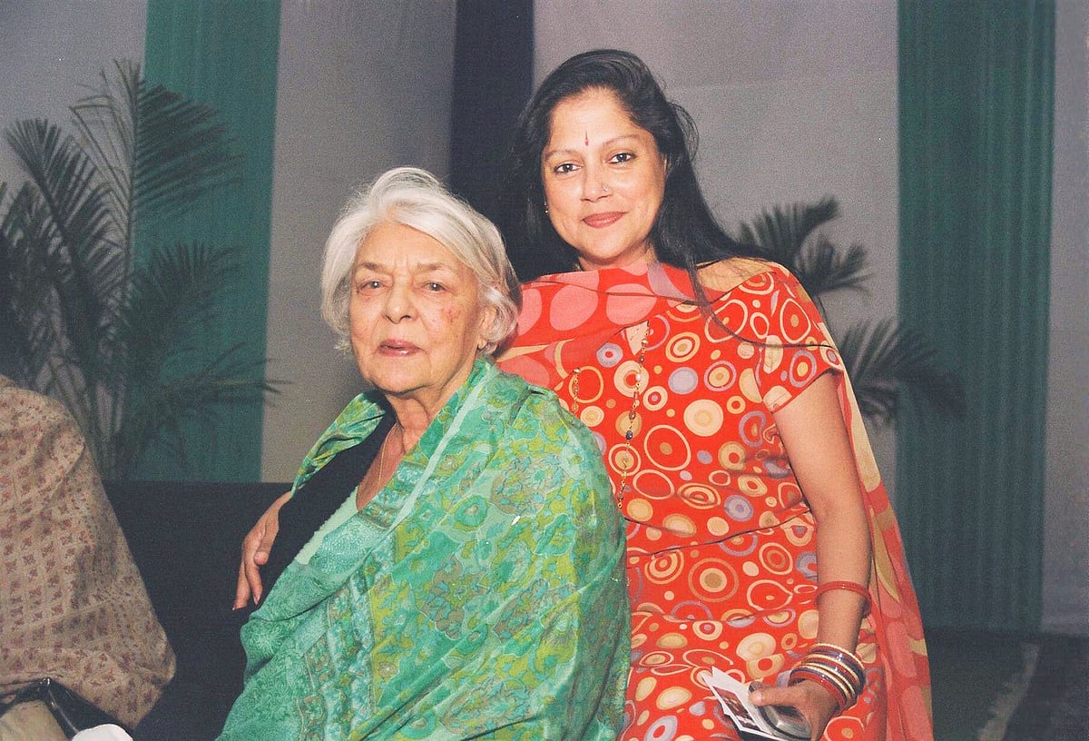 The late Gayatri Devi of Jaipur, founder of the Swatantra Party, and Yashodhara Raje Scindia (right) in an undated photograph (photo: Getty Images)