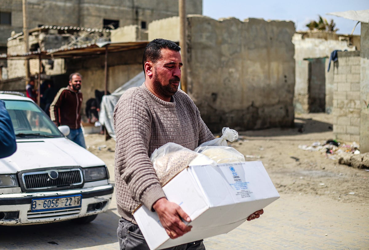 Palestine is a putative "nation" that comprises millions of displaced people with no government, economy or army, with 80 per cent of people surviving on humanitarian aid (photo: Getty Images)