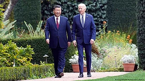 Biden and Xi hash out economic rivalry at rare talks