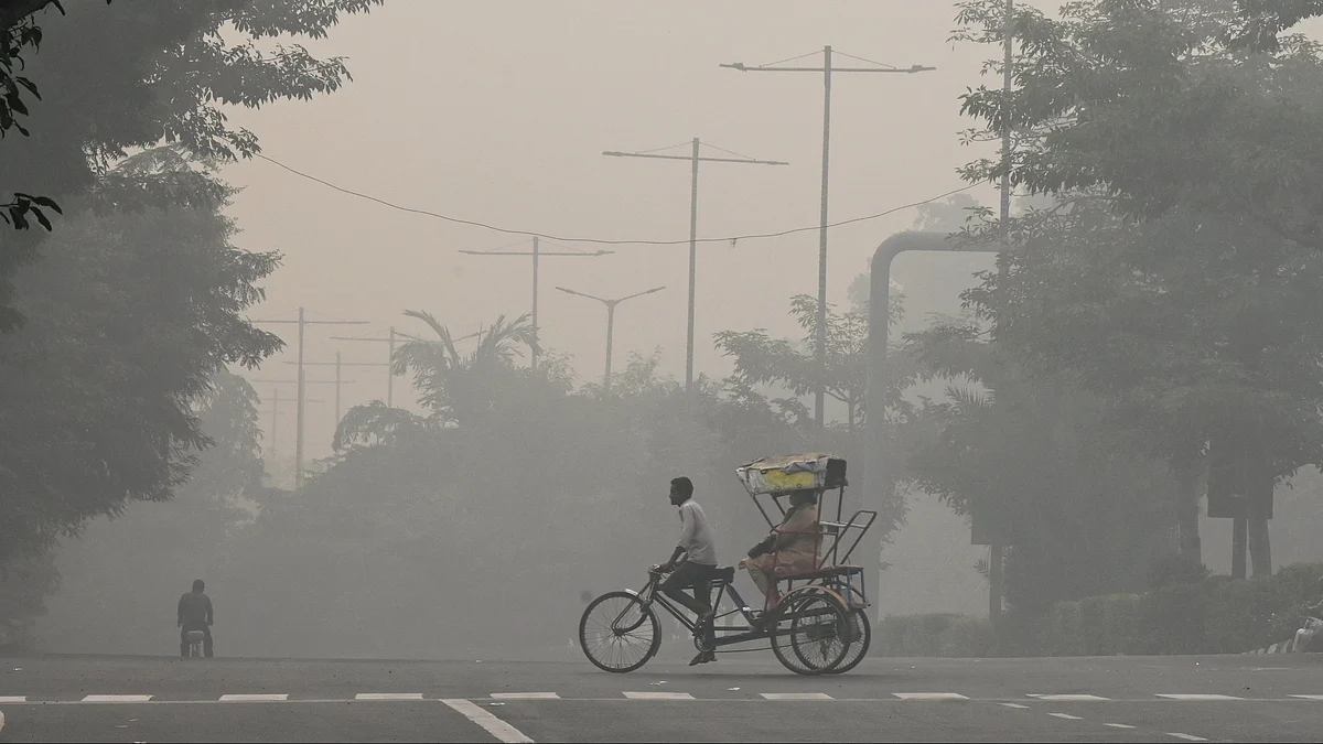 Representative image of smog during winter (photo: National Herald archives)