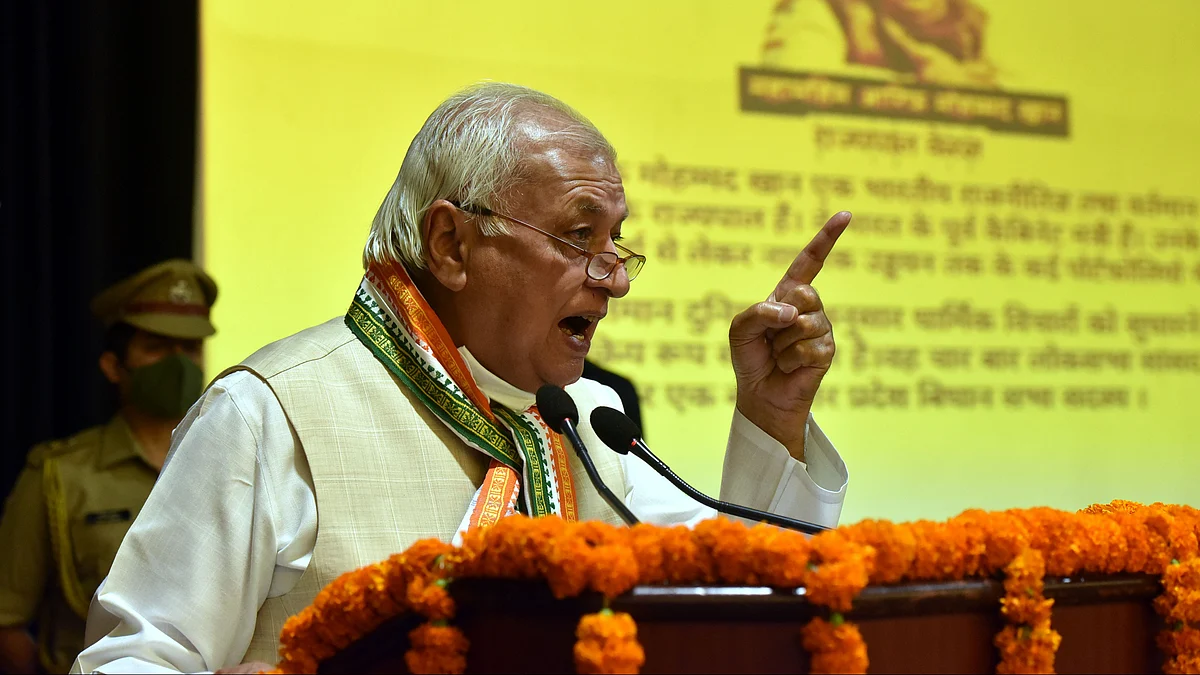 Kerala Governor Arif Khan (photo: Sonu Mehta/Hindustan Times via Getty Images)