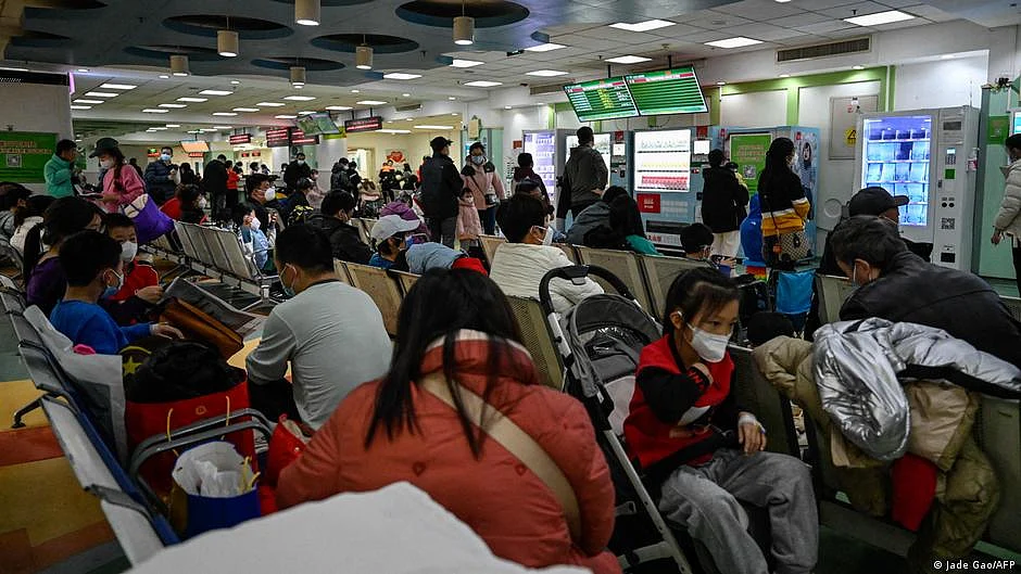 The surge in respiratory infections in China raised fears that a novel pathogen was behind the rise, which the country refuted (Photo: DW)