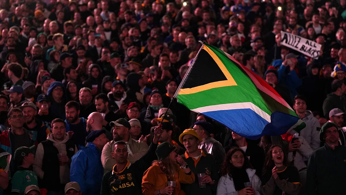 Representative image of South Africa flag (Photo by Adam Davy/PA Images via Getty Images)