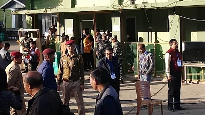 A total of 4,832 polling staff members have been deployed to manage the voting process in 1,276 polling stations spanning across 11 districts. (photo: IANS)