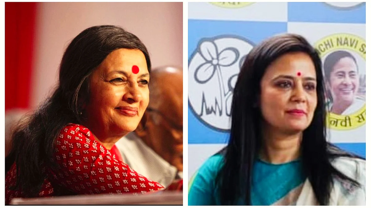 Brinda Karat (left) has asked if Mahua Moitra's being a woman had anything to do with her expulsion from the Lok Sabha (photo: National Herald archives)