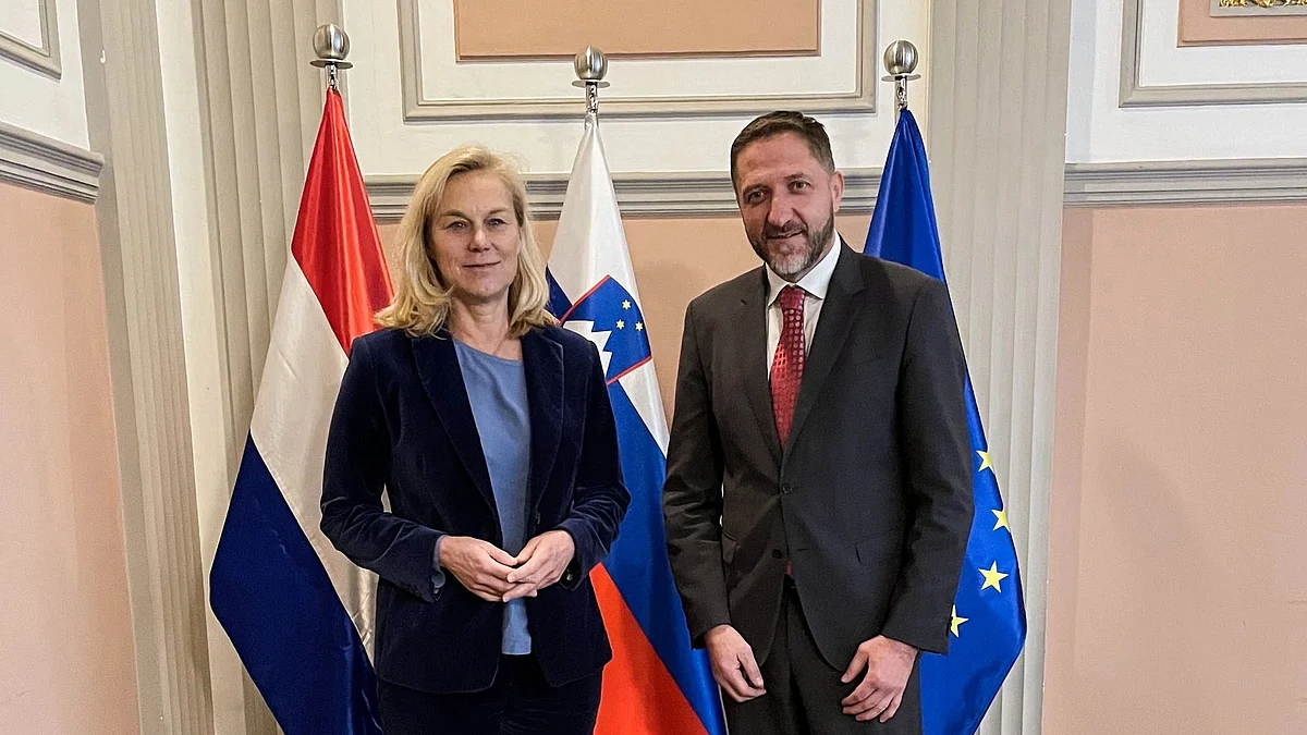 West Asia expert Sigrid Kaag (pictured left) has already spent many years working for the UN (photo: @Minister_FIN/X)