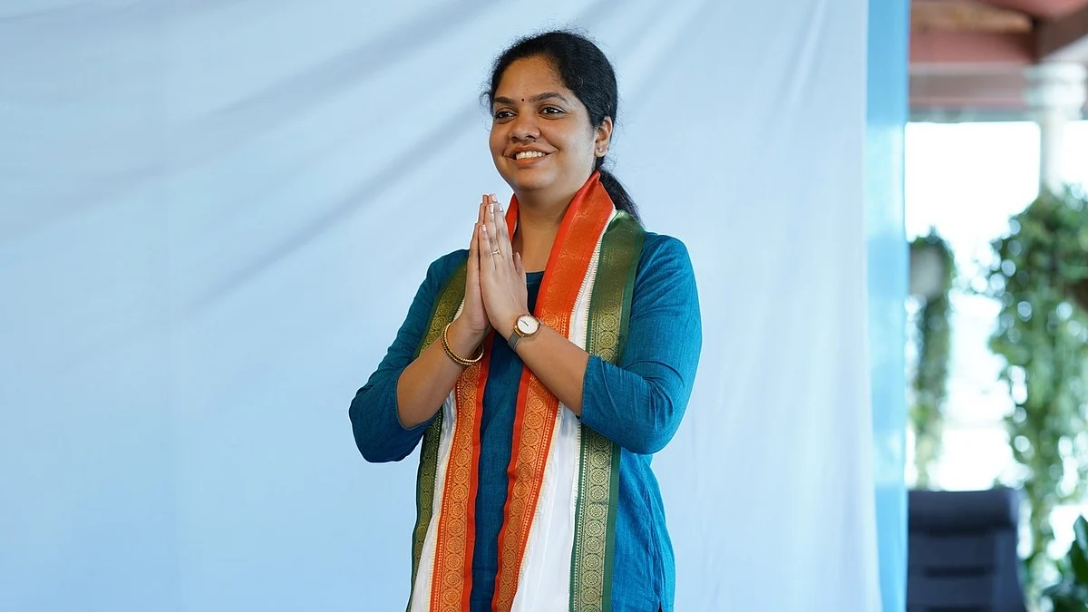 The 30-year-old Chittam Parnika Reddy of the Congress defeated two-time BRS MLA S Rajender Reddy by about 8,000 votes (photo: Parnika Reddy Chittem/Facebook)