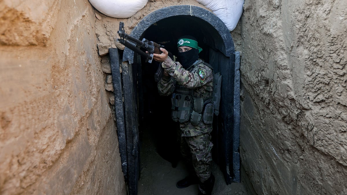 Israel has reportedly begun limited testing of seawater flooding to degrade the Hamas-controlled tunnels (representative image) (photo: Yousef Masoud/SOPA Images/LightRocket via Getty Images)