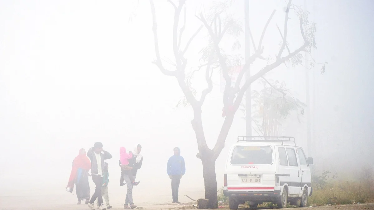 A 12-vehicle pile-up occurred on Uttar Pradesh's Yamuna Expressway, resulting in injuries, due to dense fog and low visibility, investigation underway. (representative image) (photo: IANS)