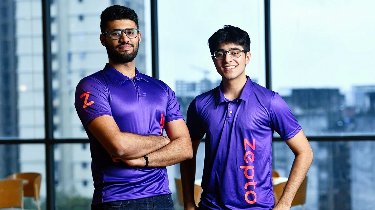 Zepto founders Kaivalya Vohra (left) and Aadit Palicha (photo: IANS)