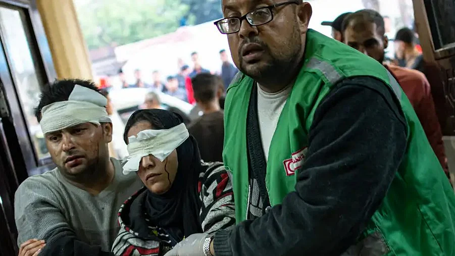 The UN's agency for Palestinian refugees has warned of a disastrous humanitarian situation in Gaza as hospitals struggle to cope with the number of wounded people (Photo: DW)