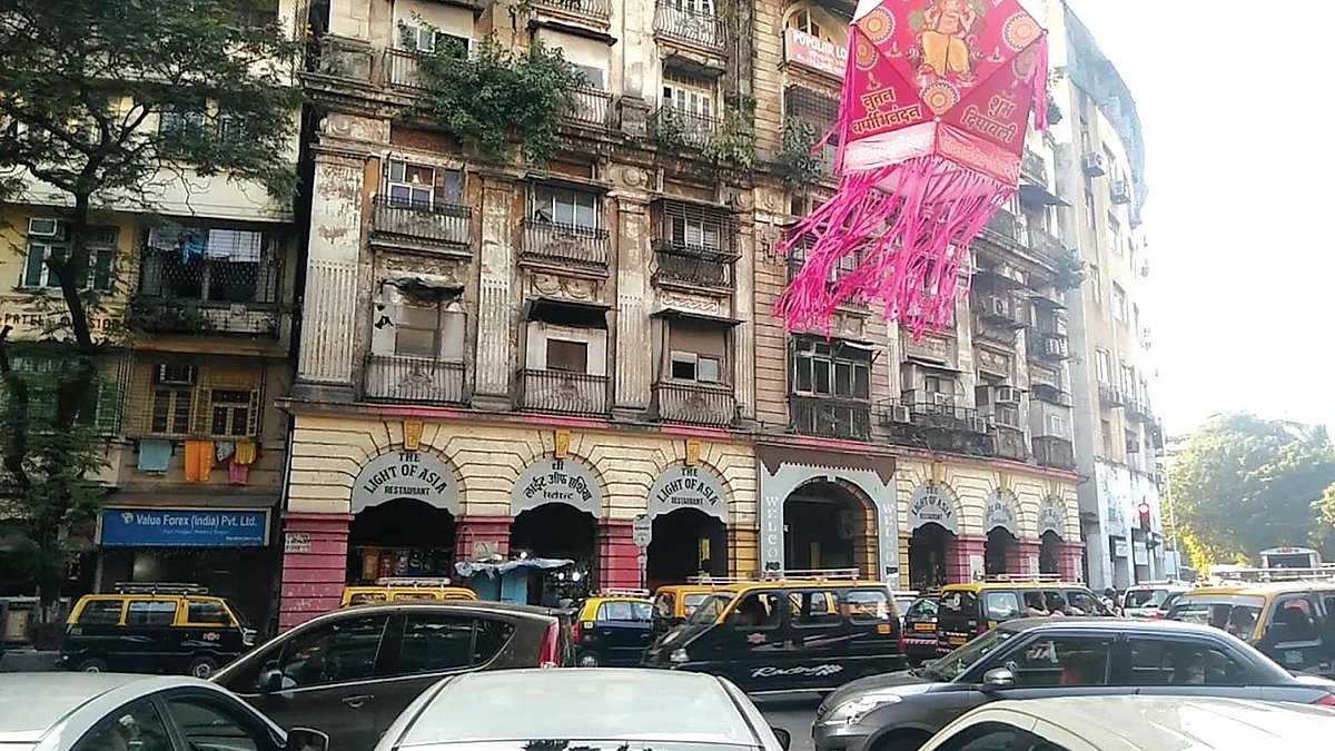 Kothari Mansion that once housed the Light of Asia restaurant 