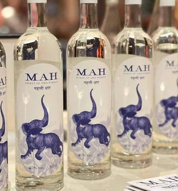 Now, branded Mahua liquor is sold abroad as a premium product by the likes of Mah Spirits (maker of the 'pehli dhar', first distillate, here)—even as several states tamp down on home-based distillation by Adivasis who consume it as tradition (photo courtesy @k2ontwitt/X)