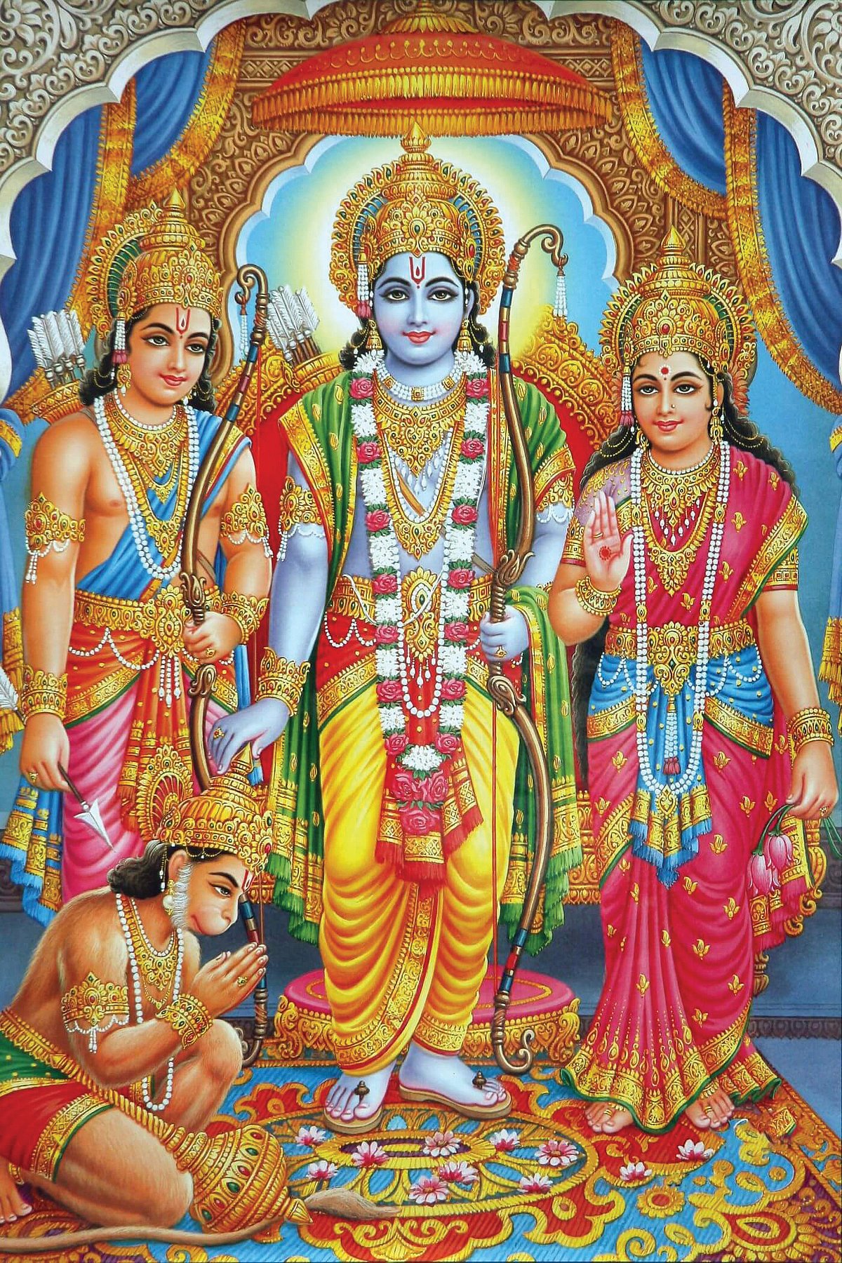 The age-old illustration of Ram Darbar