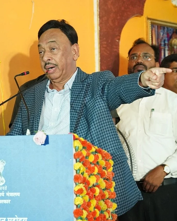 What have the Shankaracharyas done for Hindu society, asked Narayan Rane (photo: @MeNarayanRane/X)