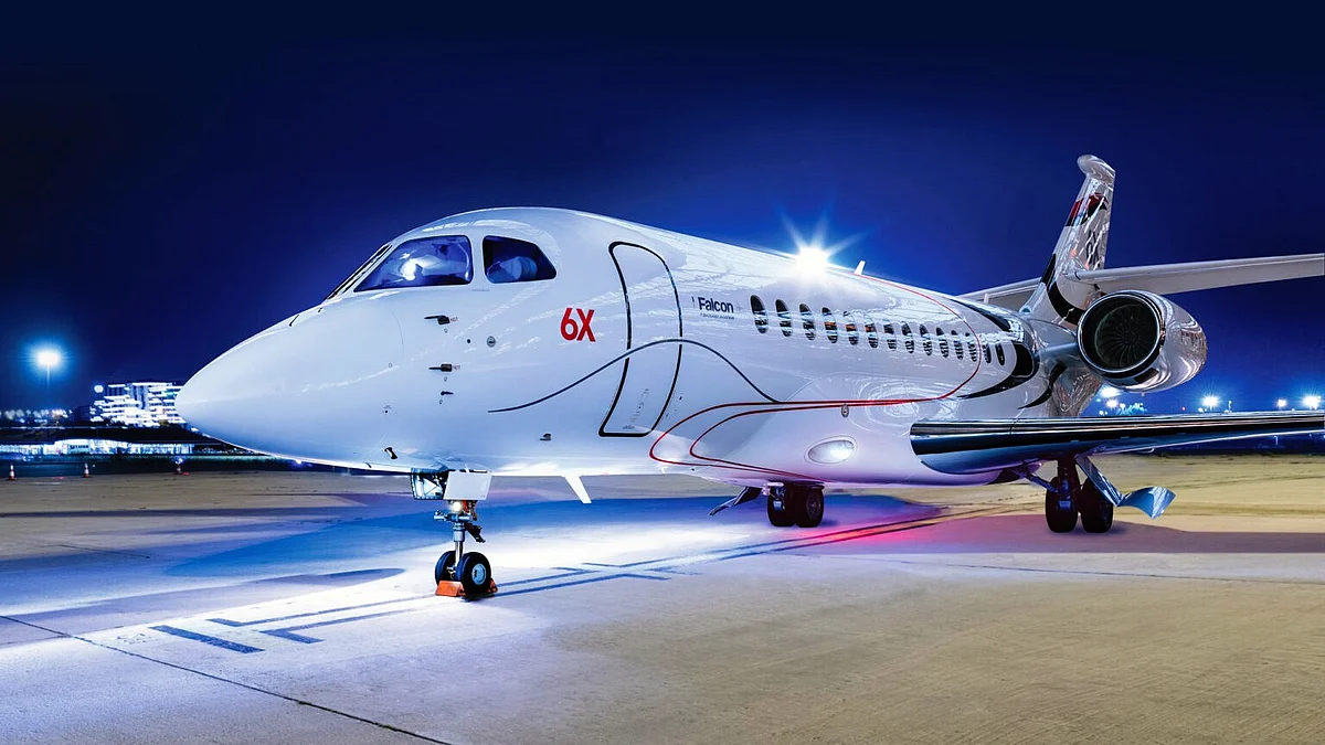 Representative image of a Dassault Falcon 6X 