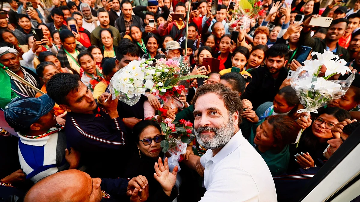 Bharat Jodo Nyay Yatra in Meghalaya (photo: @bharatjodo/X)