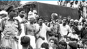 "Champaran satyagraha in Bihar made M.K. Gandhi into Mahatma"