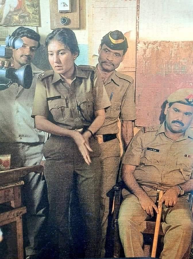 Kavita Chaudhary on the sets of Udaan (photo: IMDB)