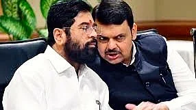Eknath Shinde (left) and Devendra Fadnavis