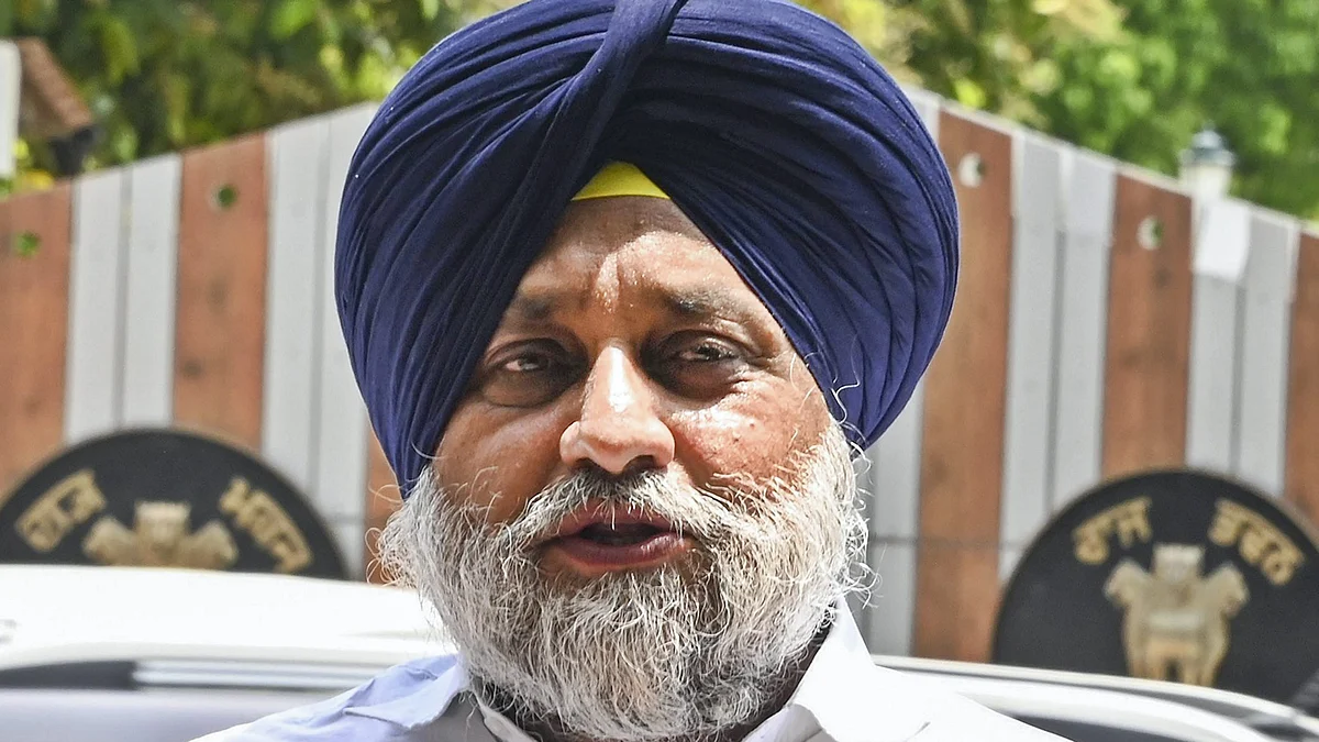 Shiromani Akali Dal president Sukhbir Badal