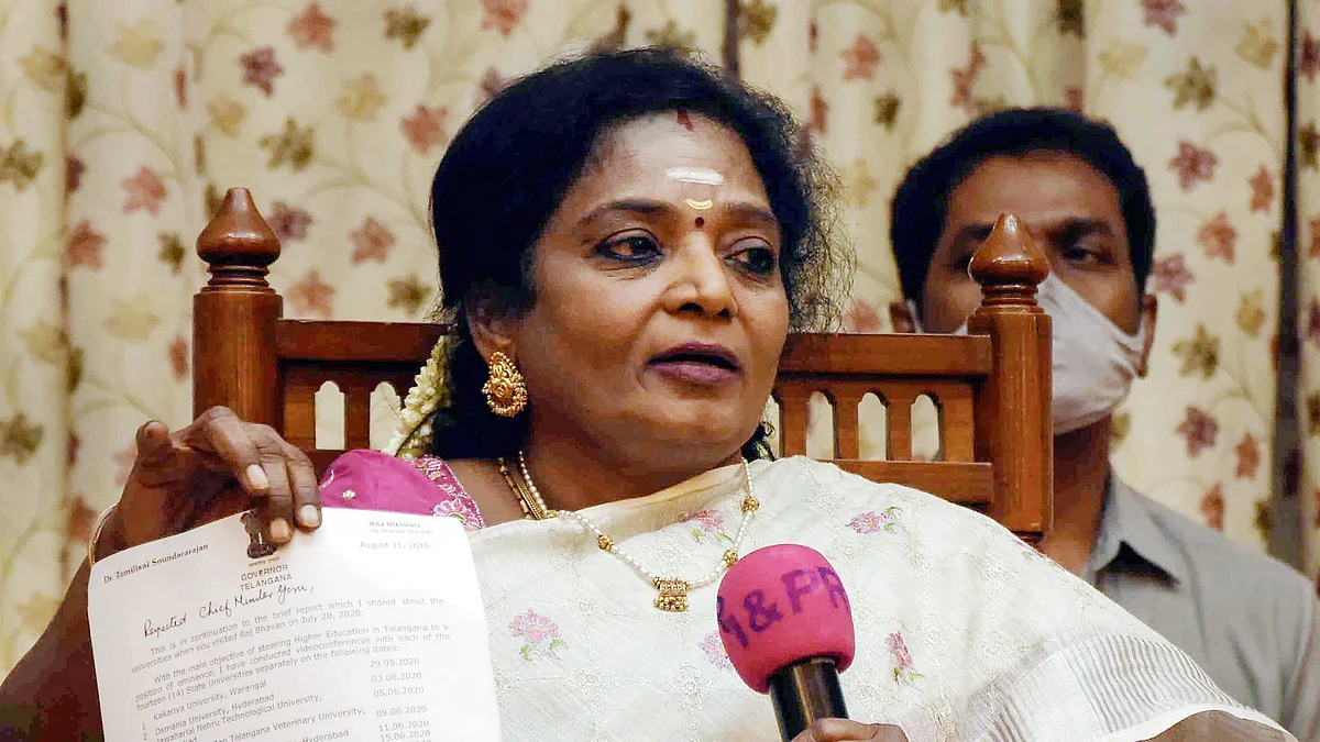 Dr Tamilisai Soundararajan is former president of the Tamil Nadu BJP unit (photo: PTI)