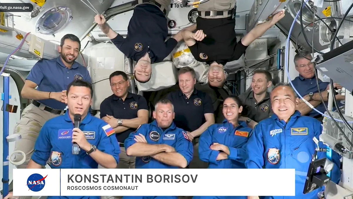 The Crew 7 mission was launched to the ISS on 26 August 2023 (screengrab from @ISS_Research/X)