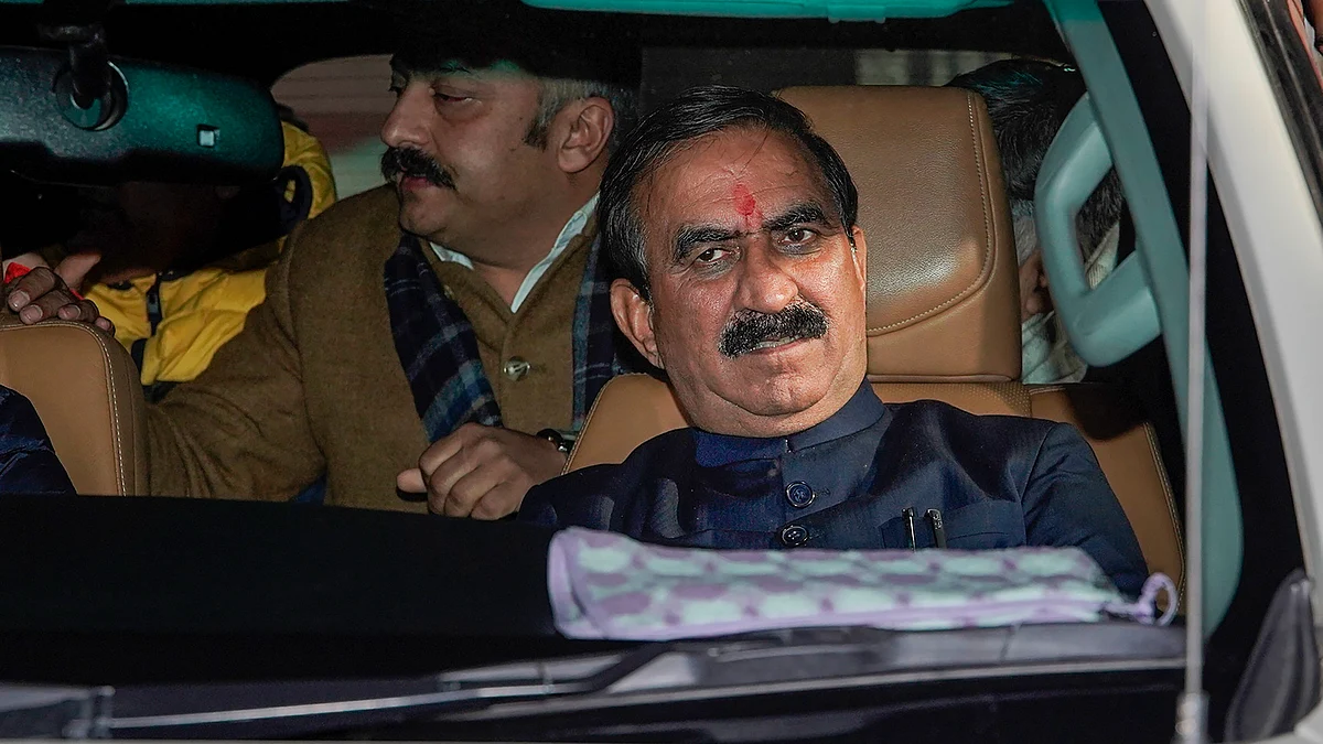 Himachal Pradesh chief minister Sukhvinder Singh Sukhu (photo: PTI)