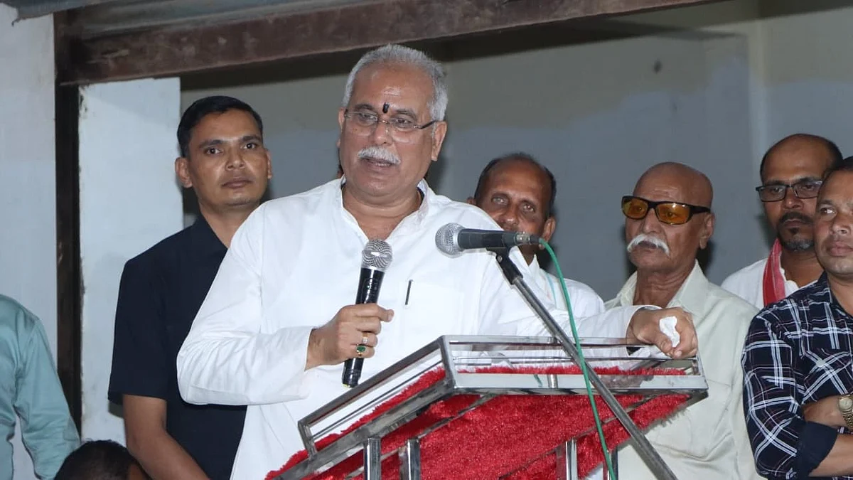 Senior Congress leader Bhupesh Baghel (photo: @bhupeshbaghel/X)