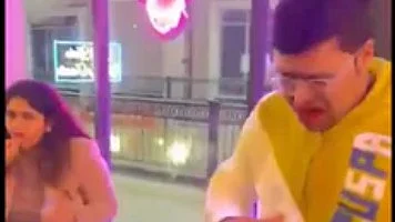 The friends suffered mouth burns from dry ice at the Sapphire Ninty Laforestta Cafe, Gurugram (photo: @peepoye_/X)