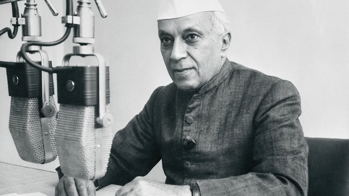 India's first prime minister Jawaharlal Nehru