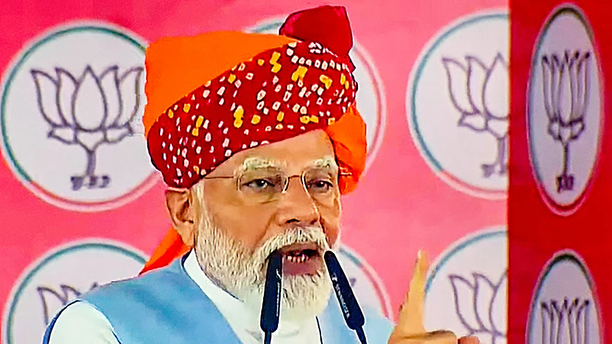 PM Narendra Modi campaigns in Rajasthan (photo: PTI)